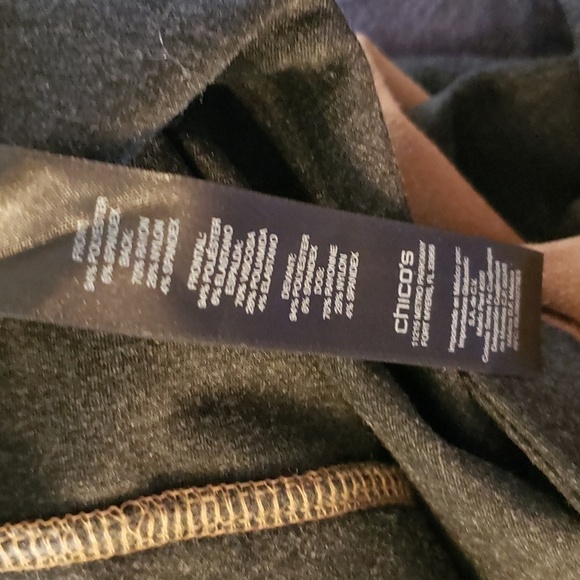 BLACK LABELSuede-Front Leggings - Picture 7 of 9